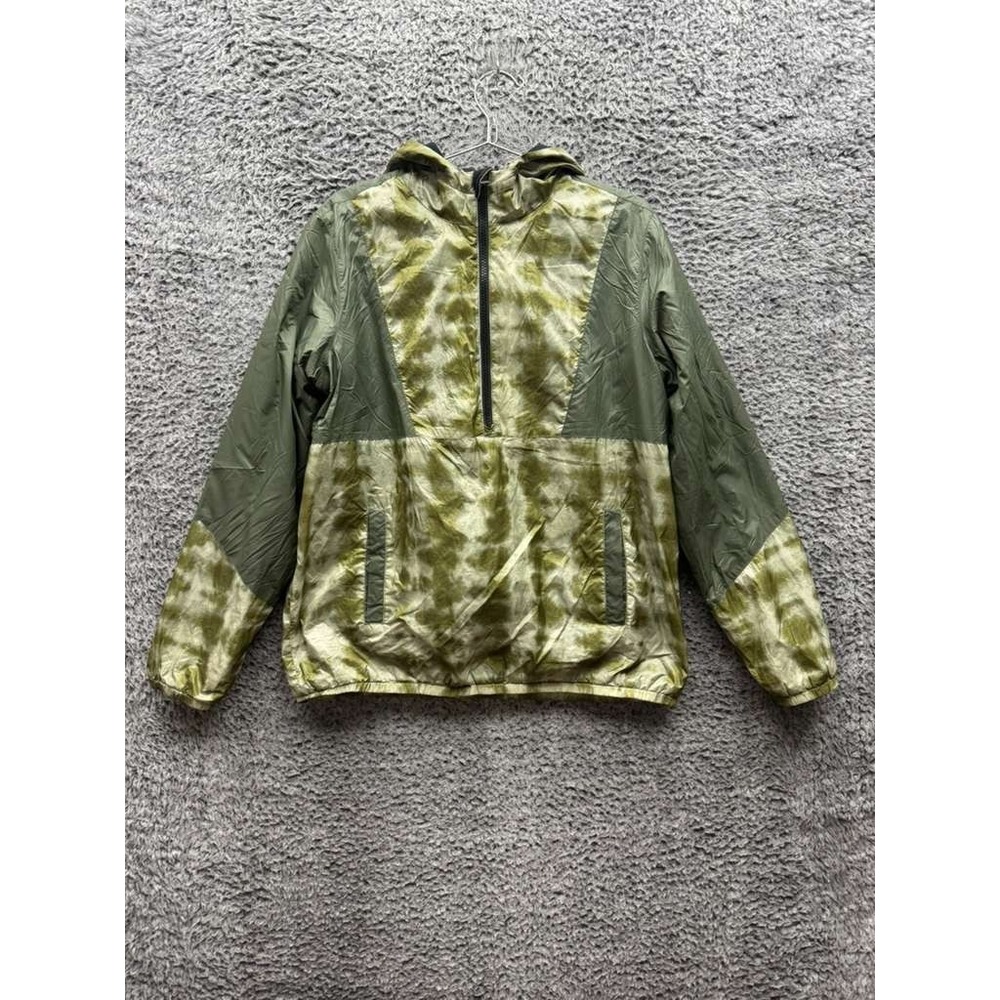 Lands End Tie-Dye Half Zip Hooded Anorak Jacket Multicolor Kids Size XXL 18-20